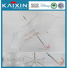 Hochwertiger Wind-Proof Transparenter Poe Regenschirm